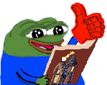 Bookpepefoamthumbsup