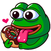 Pepe_donut_lick