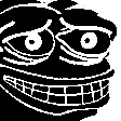 memefrogfaceblackandwhite