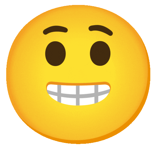 Grinning